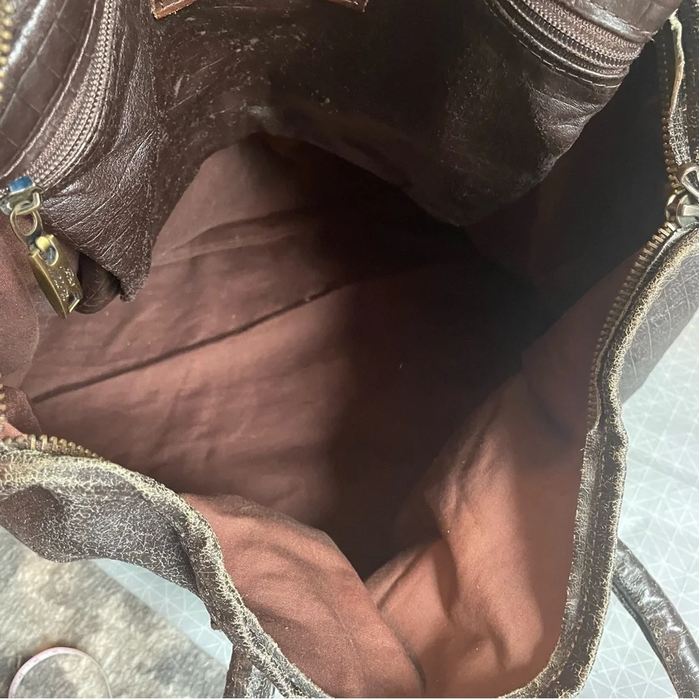 Jas MB London Leather Weekender Travel Bag
